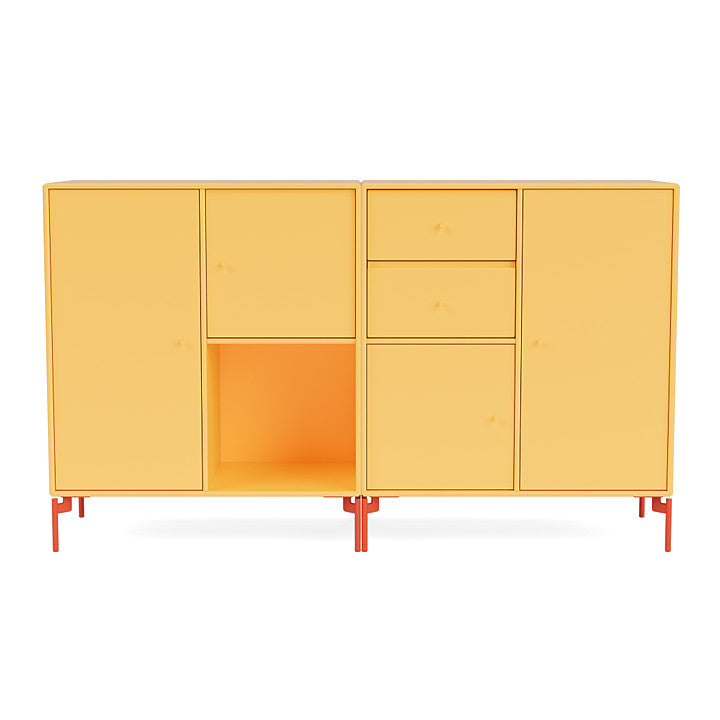 [product_category]-Montana Couple Sideboard With Legs, Acacia/Rosehip-Montana Furniture-5715288344931-00COUPLE-166-11-MON-2