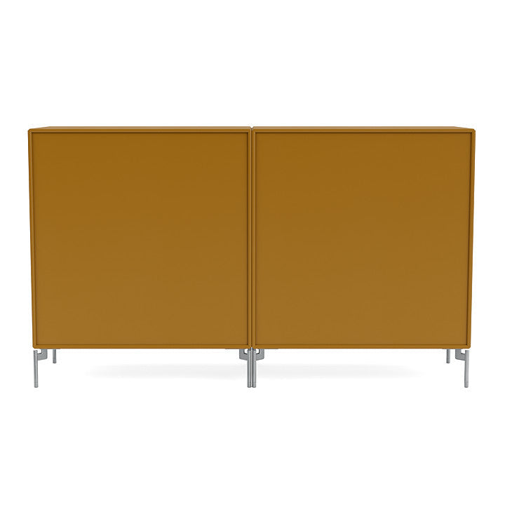 [product_category]-Montana Couple Sideboard With Legs, Amber/Matt Chrome-Montana Furniture-5714322613675-00COUPLE-142-01-MON-4