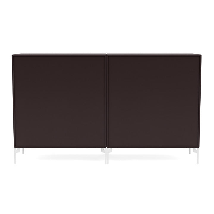 [product_category]-Montana Couple Sideboard With Legs, Balsamic/Snow White-Montana Furniture-5714322614962-00COUPLE-160-02-MON-4