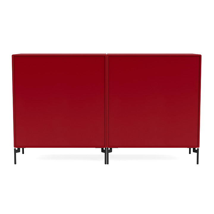 [product_category]-Montana Couple Sideboard With Legs, Beetroot/Black-Montana Furniture-5714322615365-00COUPLE-165-03-MON-4