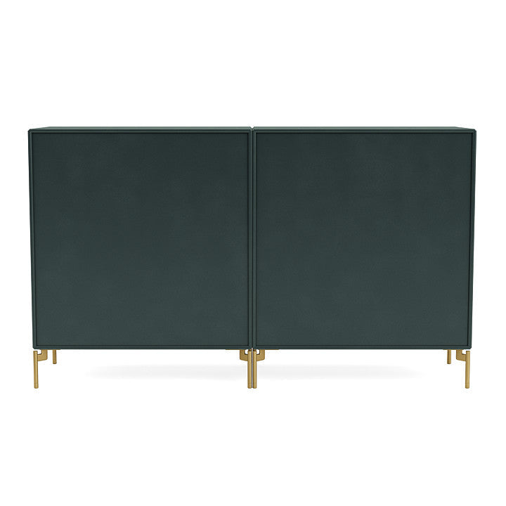 [product_category]-Montana Couple Sideboard With Legs, Black Jade/Brass-Montana Furniture-5714322593724-00COUPLE-163-09-MON-4