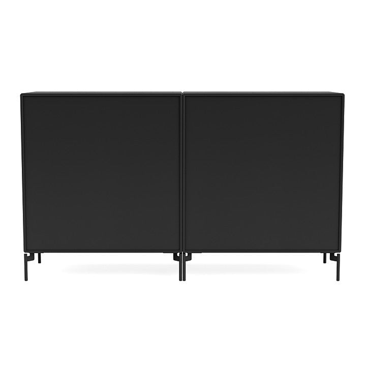 [product_category]-Montana Couple Sideboard With Legs, Black/Black-Montana Furniture-5714322613149-00COUPLE-05-03-MON-4