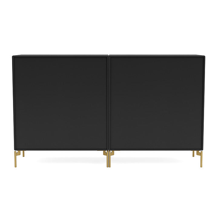 [product_category]-Montana Couple Sideboard With Legs, Black/Brass-Montana Furniture-5714322613194-00COUPLE-05-09-MON-4