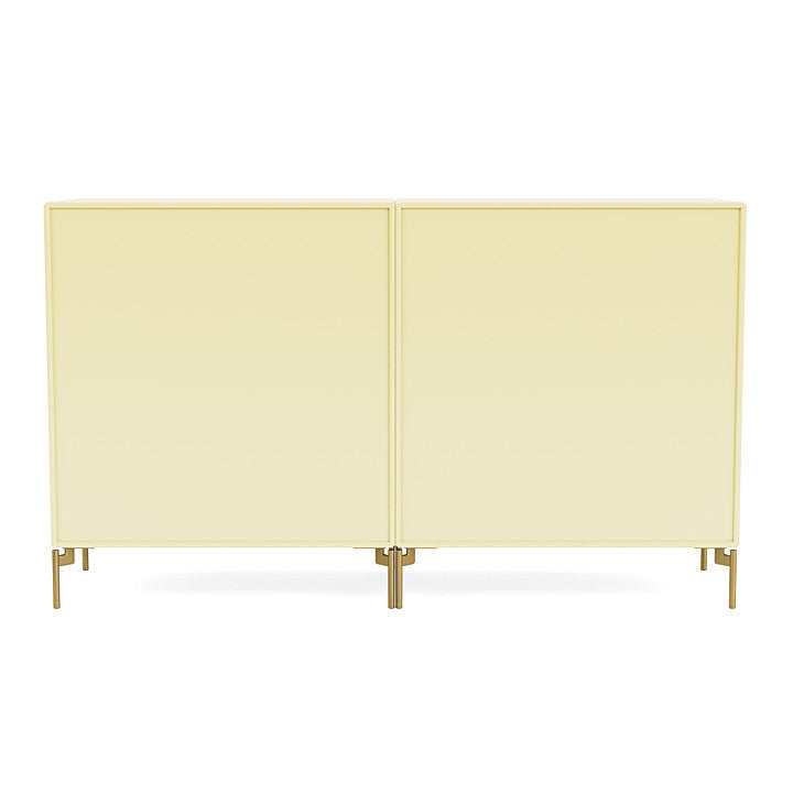 [product_category]-Montana Couple Sideboard With Legs, Camomile/Brass-Montana Furniture-5714322614948-00COUPLE-159-09-MON-4