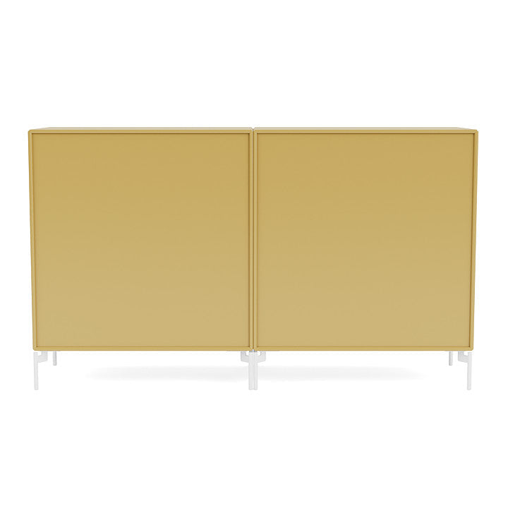 [product_category]-Montana Couple Sideboard With Legs, Cumin/Snow White-Montana Furniture-5714322614726-00COUPLE-157-02-MON-4