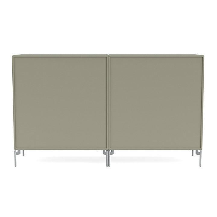 [product_category]-Montana Couple Sideboard With Legs, Fennel/Matt Chrome-Montana Furniture-5714322613835-00COUPLE-144-01-MON-4