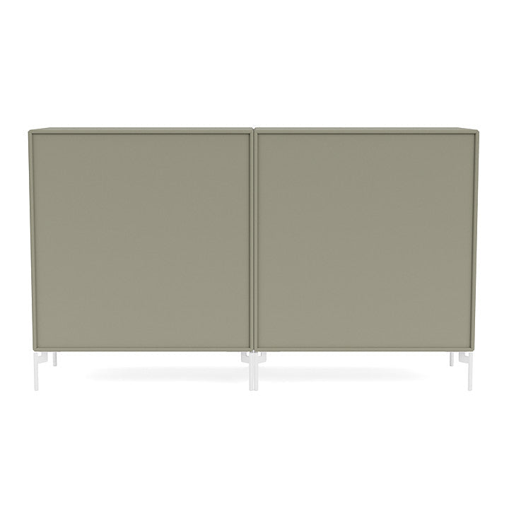 [product_category]-Montana Couple Sideboard With Legs, Fennel/Snow White-Montana Furniture-5714322613842-00COUPLE-144-02-MON-4