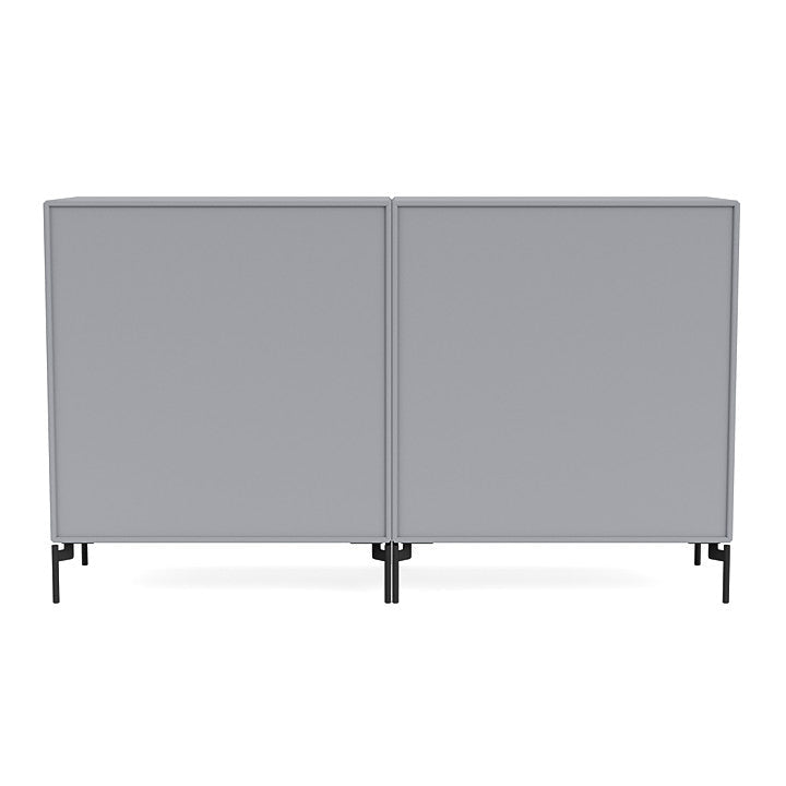 [product_category]-Montana Couple Sideboard With Legs, Graphic/Black-Montana Furniture-5714322613224-00COUPLE-100-03-MON-4