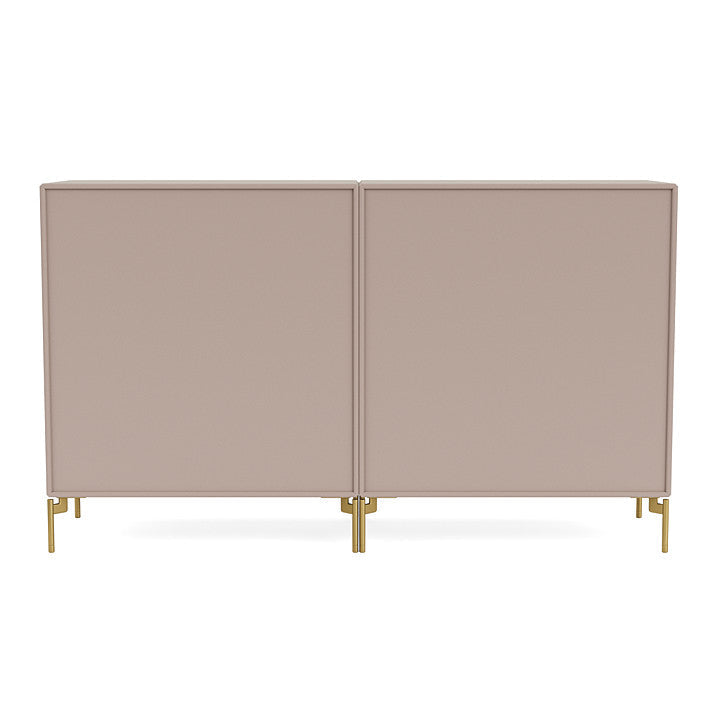 [product_category]-Montana Couple Sideboard With Legs, Mushroom Brown/Brass-Montana Furniture-5714322203968-00COUPLE-137-09-MON-4