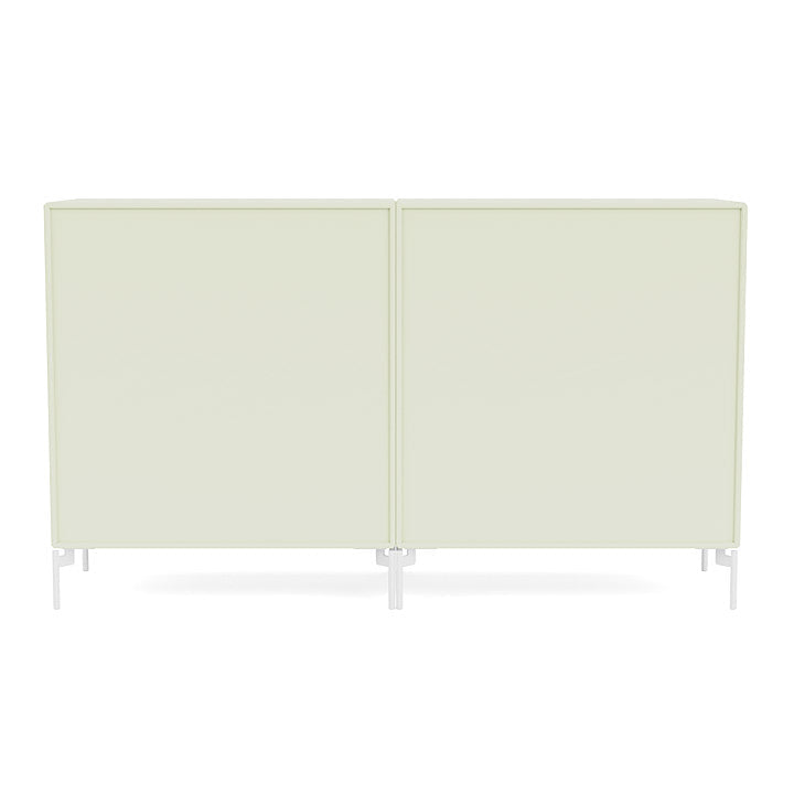 [product_category]-Montana Couple Sideboard With Legs, Pomelo/Snow White-Montana Furniture-5714322613521-00COUPLE-140-02-MON-4