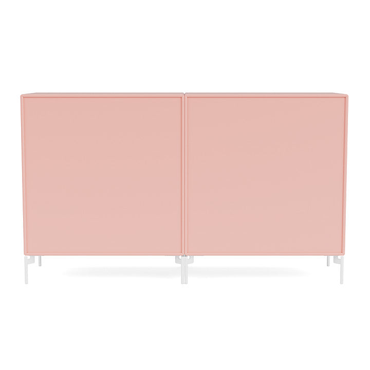 [product_category]-Montana Couple Sideboard With Legs, Ruby/Snow White-Montana Furniture-5715288326630-00COUPLE-167-02-MON-4