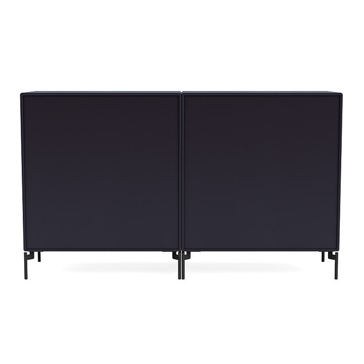 [product_category]-Montana Couple Sideboard With Legs, Shadow/Black-Montana Furniture-5714322614092-00COUPLE-147-03-MON-4