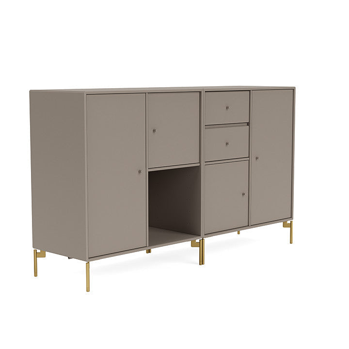 [product_category]-Montana Couple Sideboard With Legs, Truffle/Brass-Montana Furniture-5714322613668-00COUPLE-141-09-MON-3