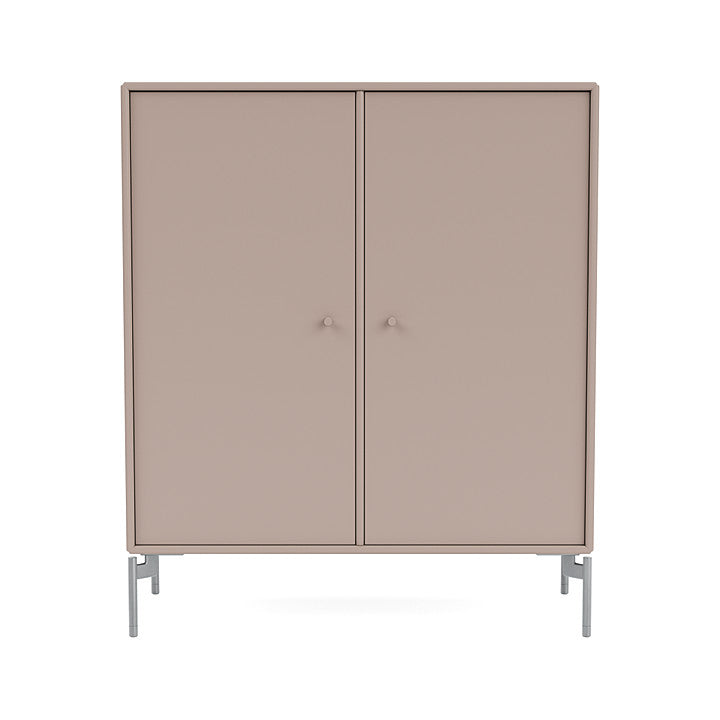 [product_category]-Montana Cover Cabinet With Legs, Mushroom Brown/Matt Chrome-Montana Furniture-5714322204347-000COVER-137-01-MON-2