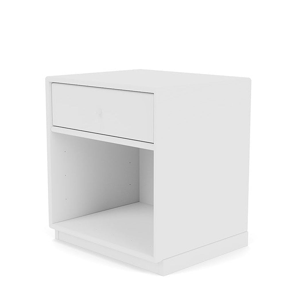 [product_category]-Montana Dream Nightstand With 3 Cm Plinth, New White-Montana Furniture-5714322205153-000DREAM-101-06-MON-1