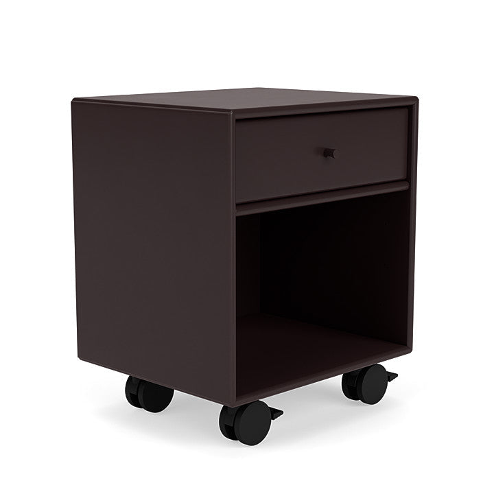 [product_category]-Montana Dream Nightstand With Castors, Balsamic Brown-Montana Furniture-5714322381611-000DREAM-160-05-MON-3