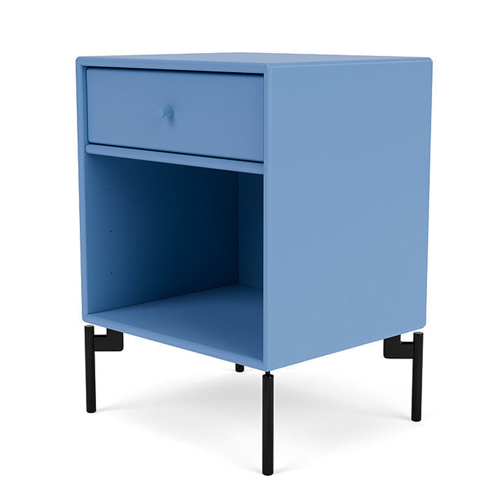 [product_category]-Montana Dream Nightstand With Legs, Azure Blue/Black-Montana Furniture-5714322381192-000DREAM-154-03-MON-1