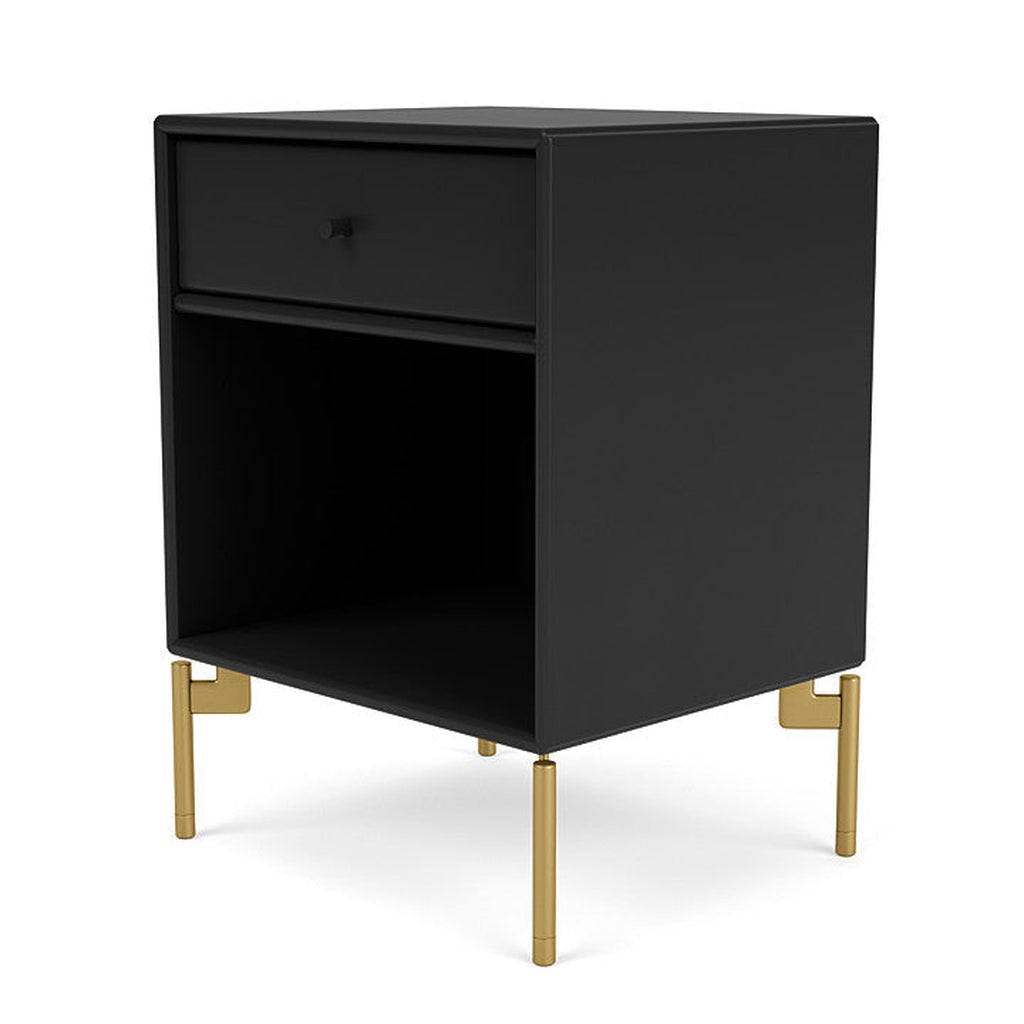 [product_category]-Montana Dream Nightstand With Legs, Black/Brass-Montana Furniture-5714322379960-000DREAM-05-09-MON-1