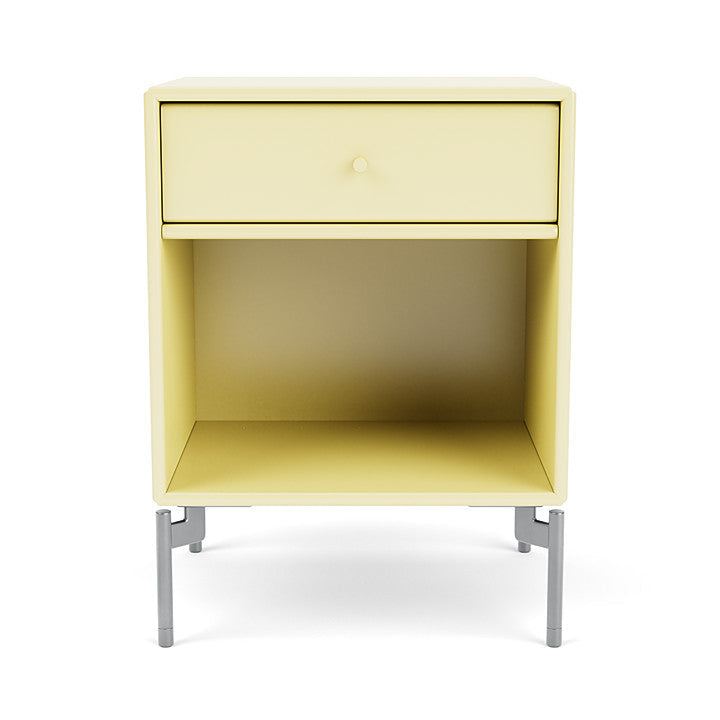 [product_category]-Montana Dream Nightstand With Legs, Camomile/Matt Chrome-Montana Furniture-5714322381512-000DREAM-159-01-MON-2