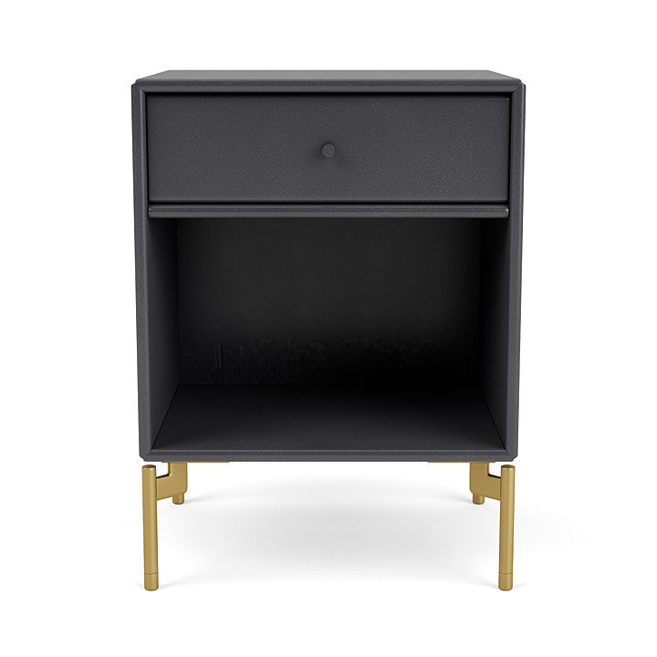 [product_category]-Montana Dream Nightstand With Legs, Carbon Black/Brass-Montana Furniture-5714322382175-000DREAM-36-09-MON-2