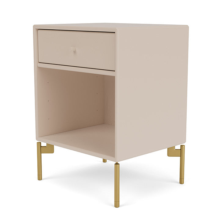 [product_category]-Montana Dream Nightstand With Legs, Clay/Brass-Montana Furniture-5715288345822-000DREAM-168-09-MON-1