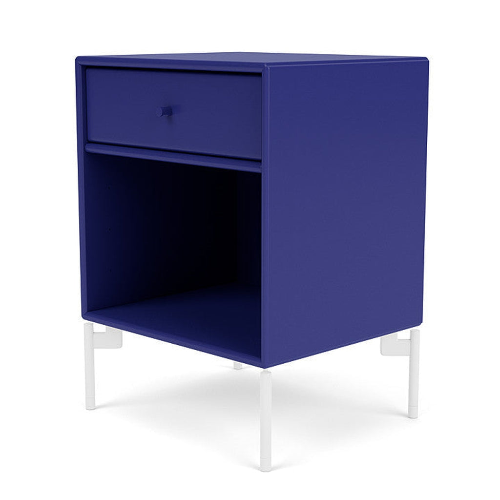 [product_category]-Montana Dream Nightstand With Legs, Monarch Blue/Snow White-Montana Furniture-5714322205184-000DREAM-135-02-MON-1