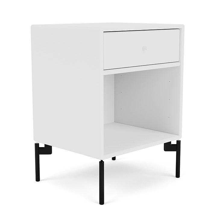 [product_category]-Montana Dream Nightstand With Legs, New White/Black-Montana Furniture-5714322205122-000DREAM-101-03-MON-3