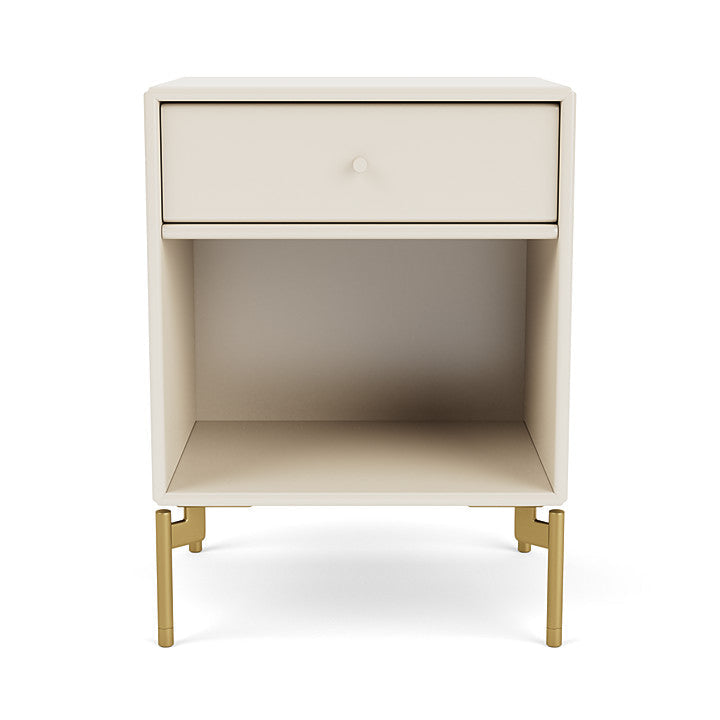 [product_category]-Montana Dream Nightstand With Legs, Oat/Brass-Montana Furniture-5714322362115-000DREAM-158-09-MON-2