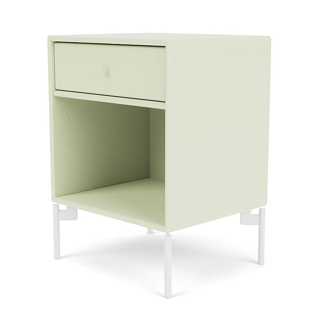 [product_category]-Montana Dream Nightstand With Legs, Pomelo/Snow White-Montana Furniture-5714322380270-000DREAM-140-02-MON-1