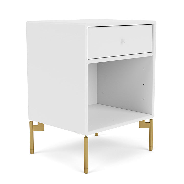 [product_category]-Montana Dream Nightstand With Legs, Snow White/Brass-Montana Furniture-5714322382236-000DREAM-38-09-MON-3