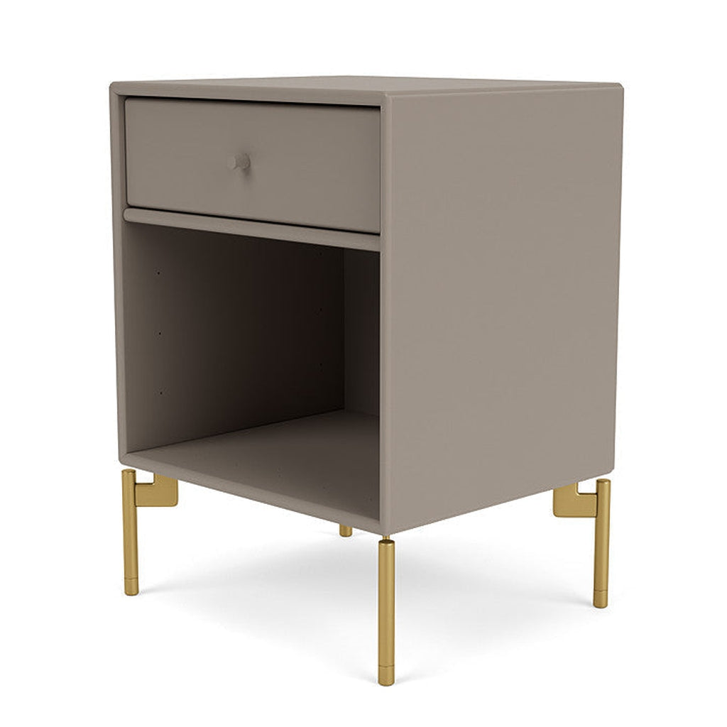 [product_category]-Montana Dream Nightstand With Legs, Truffle/Brass-Montana Furniture-5714322380409-000DREAM-141-09-MON-1