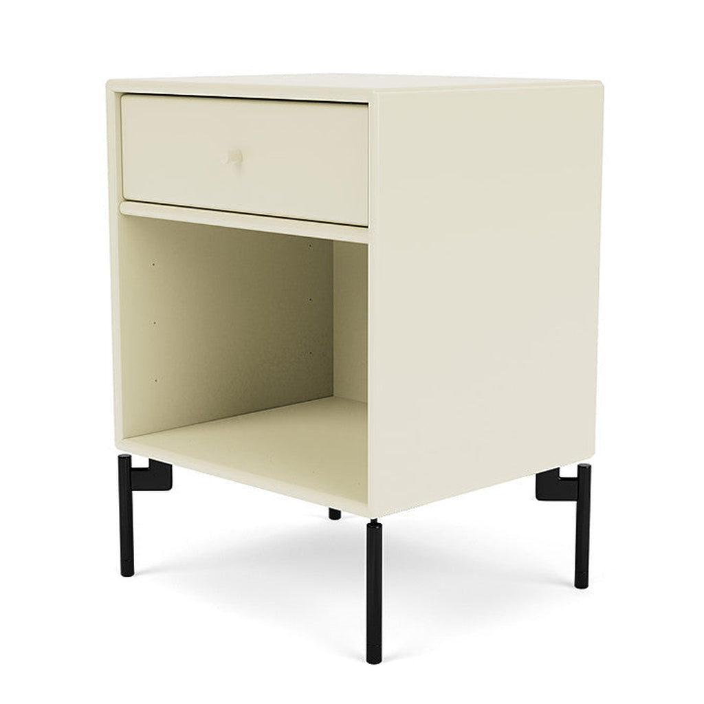 [product_category]-Montana Dream Nightstand With Legs, Vanilla/Black-Montana Furniture-5714322205351-000DREAM-150-03-MON-1