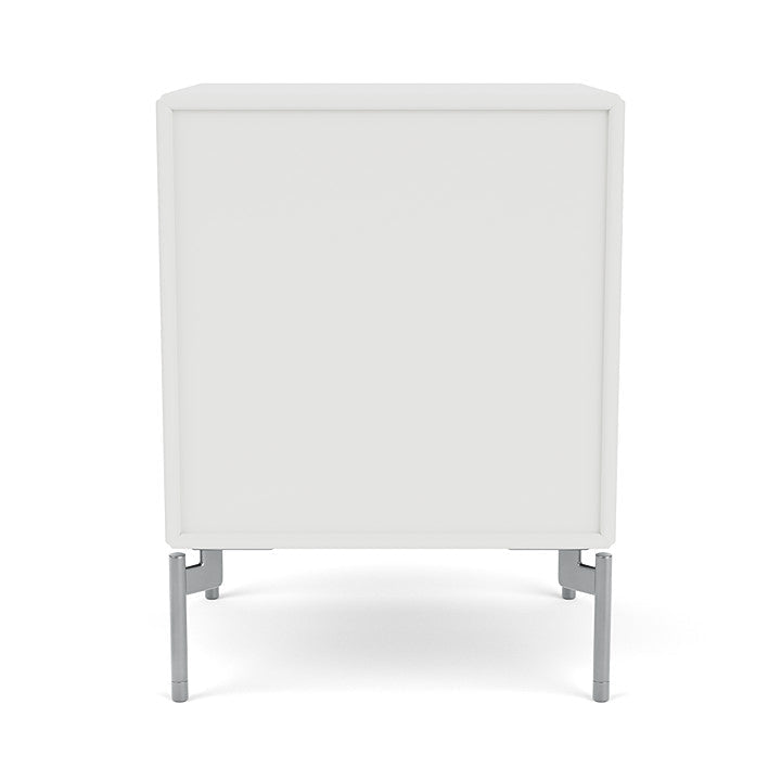 [product_category]-Montana Dream Nightstand With Legs, White/Matt Chrome-Montana Furniture-5714322317924-000DREAM-01-01-MON-4