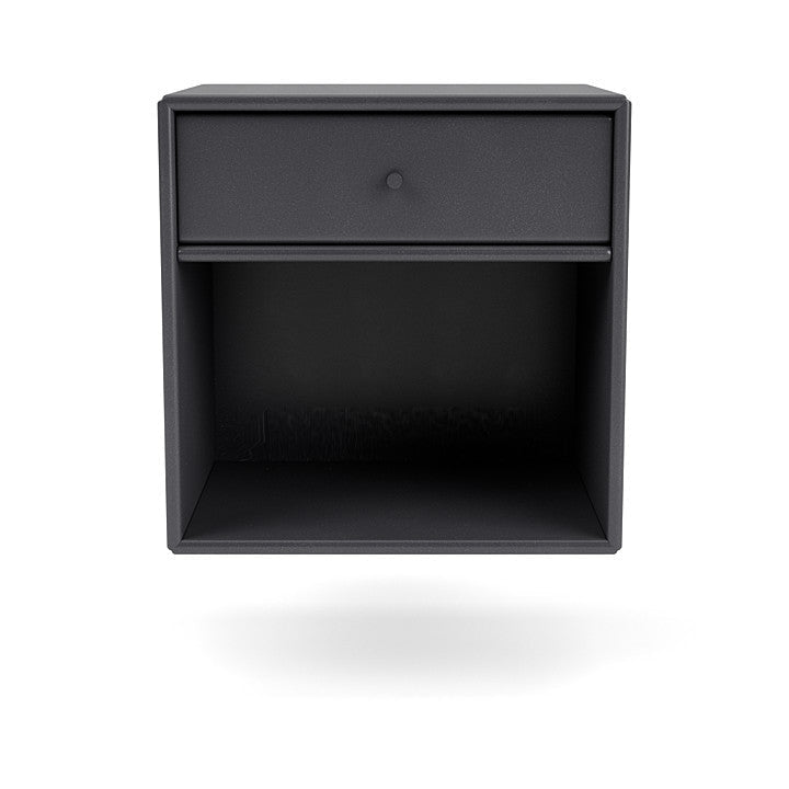 [product_category]-Montana Dream Nightstand With Suspension Rail, Carbon Black-Montana Furniture-5714322382137-000DREAM-36-04-MON-2