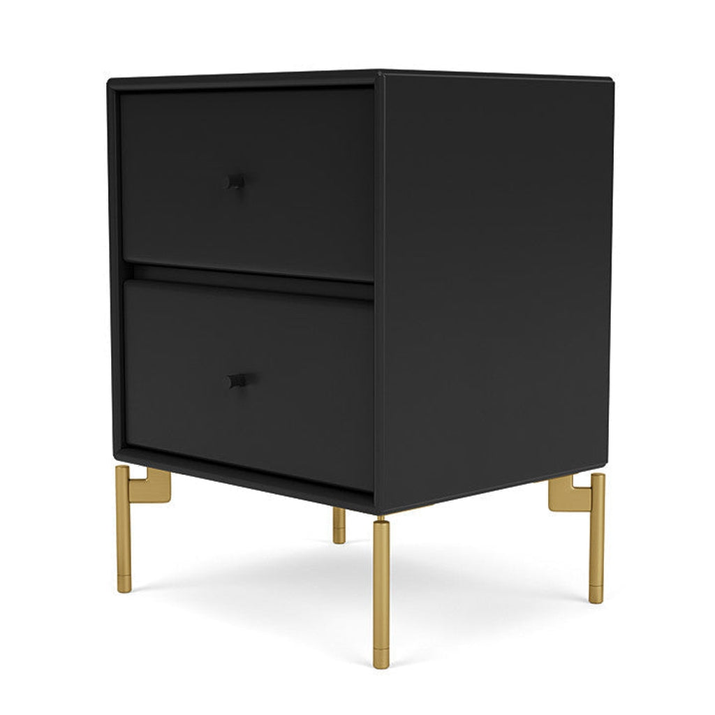 [product_category]-Montana Drift Drawer Module With Legs, Black/Brass-Montana Furniture-5714322382502-000DRIFT-05-09-MON-1