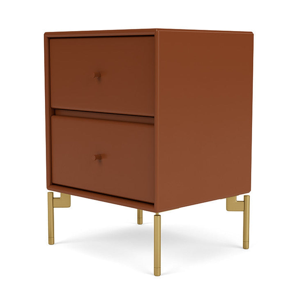 [product_category]-Montana Drift Drawer Module With Legs, Hazelnut/Brass-Montana Furniture-5714322383363-000DRIFT-146-09-MON-1