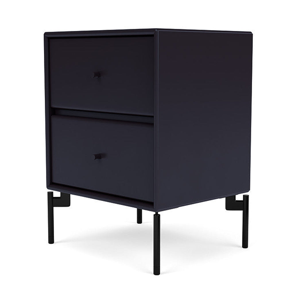 [product_category]-Montana Drift Drawer Module With Legs, Shadow/Black-Montana Furniture-5714322383394-000DRIFT-147-03-MON-1