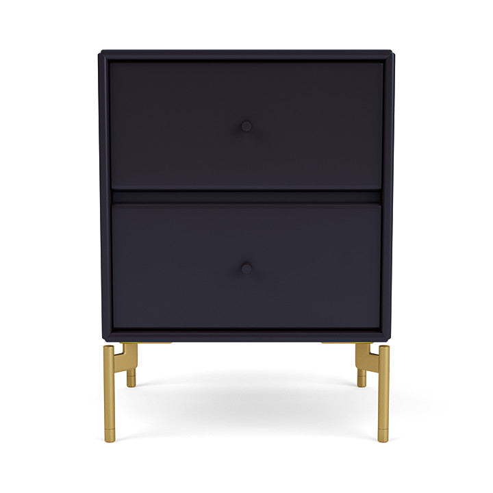 [product_category]-Montana Drift Drawer Module With Legs, Shadow/Brass-Montana Furniture-5714322383448-000DRIFT-147-09-MON-2