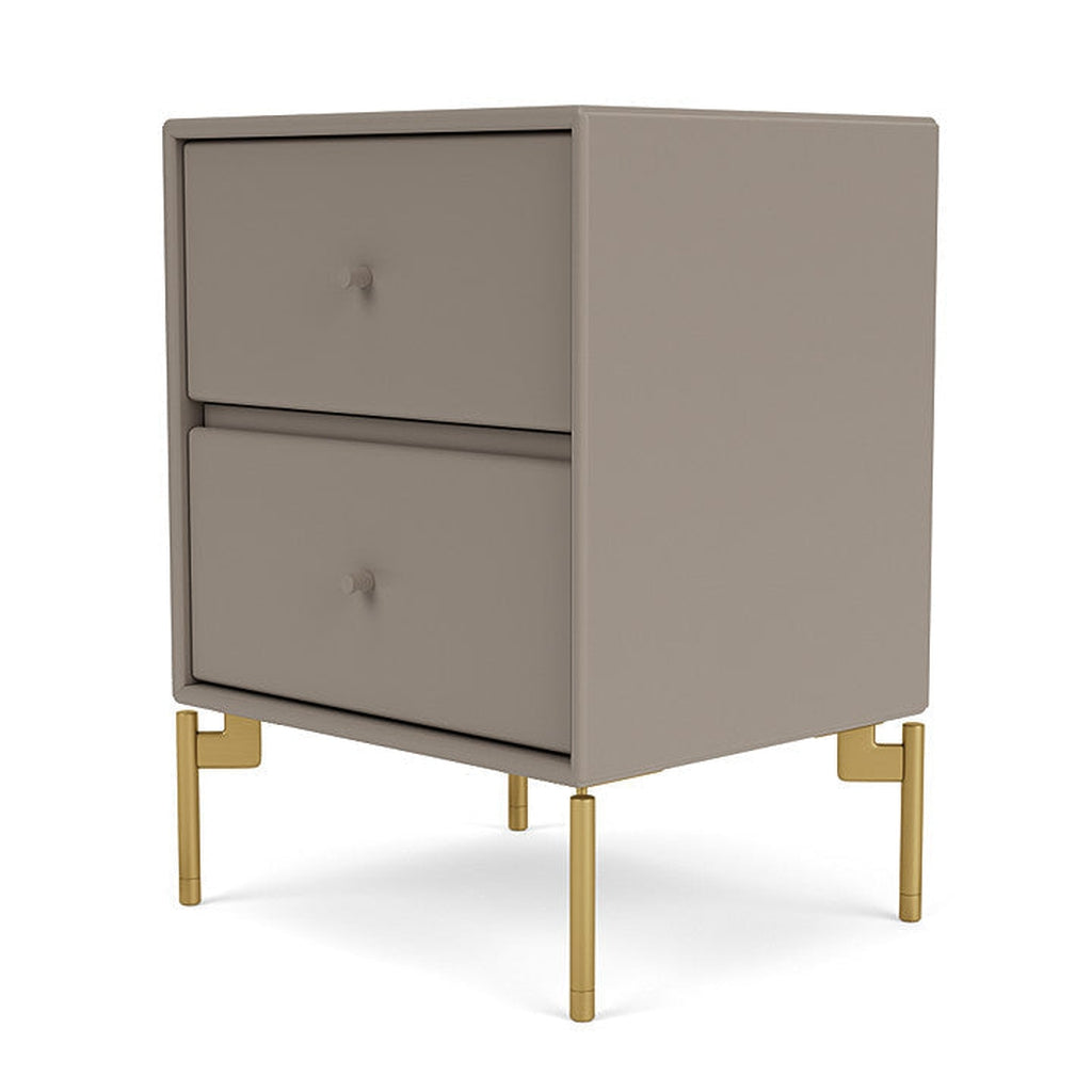 [product_category]-Montana Drift Drawer Module With Legs, Truffle/Brass-Montana Furniture-5714322382977-000DRIFT-141-09-MON-1