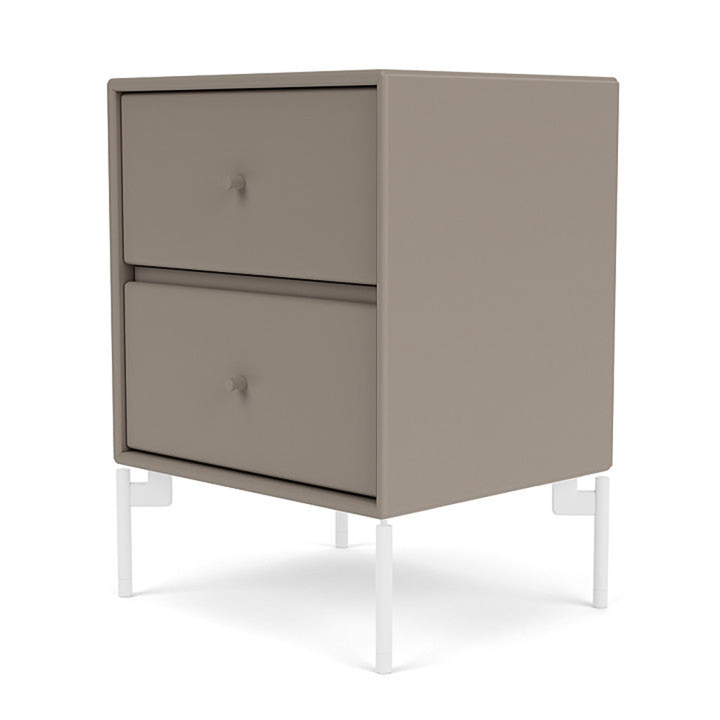 [product_category]-Montana Drift Drawer Module With Legs, Truffle/Snow White-Montana Furniture-5714322382915-000DRIFT-141-02-MON-1