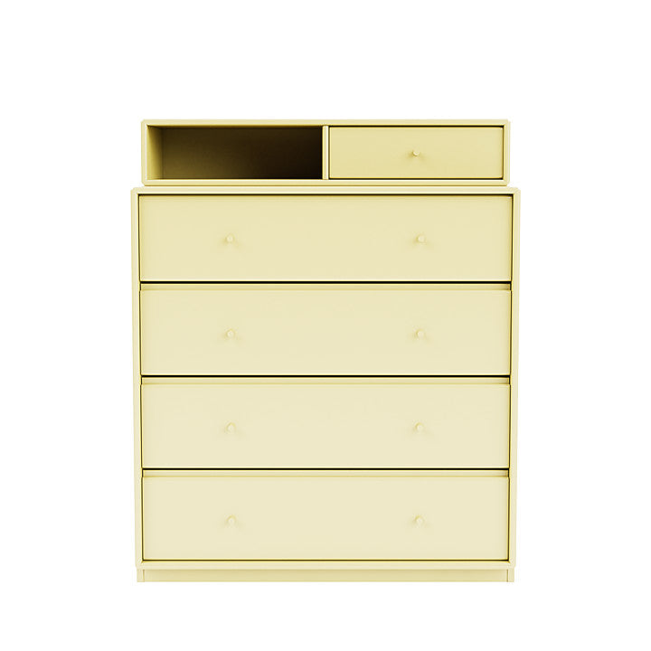 [product_category]-Montana Keep Chest Of Drawers With 3 Cm Plinth, Chamomile Yellow-Montana Furniture-5714322262569-0000KEEP-159-06-MON-2