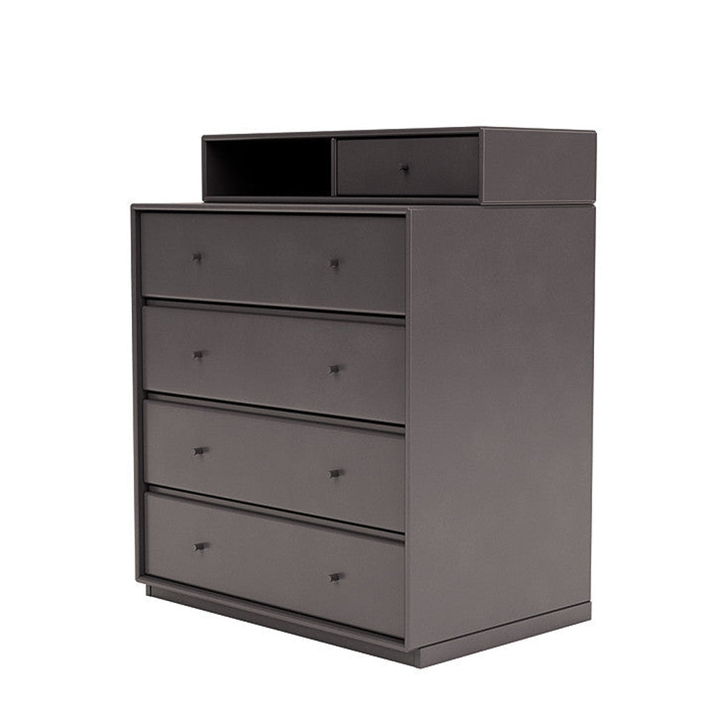 [product_category]-Montana Keep Chest Of Drawers With 3 Cm Plinth, Coffee Brown-Montana Furniture-5714322263122-0000KEEP-35-06-MON-1