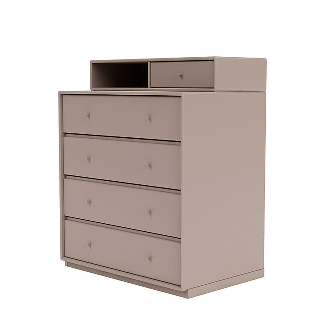 [product_category]-Montana Keep Chest Of Drawers With 3 Cm Plinth, Mushroom Brown-Montana Furniture-5714322260886-0000KEEP-137-06-MON-1