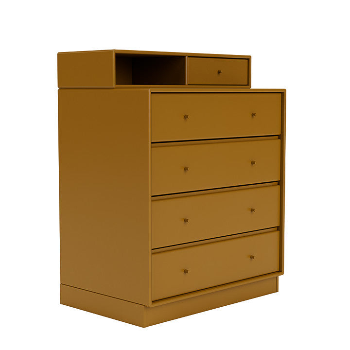 [product_category]-Montana Keep Chest Of Drawers With 7 Cm Plinth, Amber Yellow-Montana Furniture-5714322261296-0000KEEP-142-07-MON-3