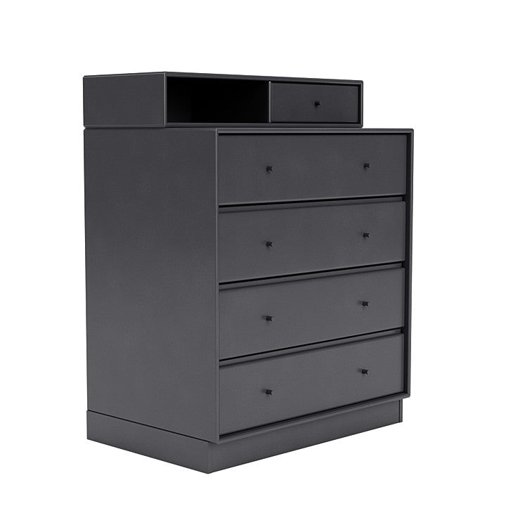 [product_category]-Montana Keep Chest Of Drawers With 7 Cm Plinth, Carbon Black-Montana Furniture-5714322263214-0000KEEP-36-07-MON-3