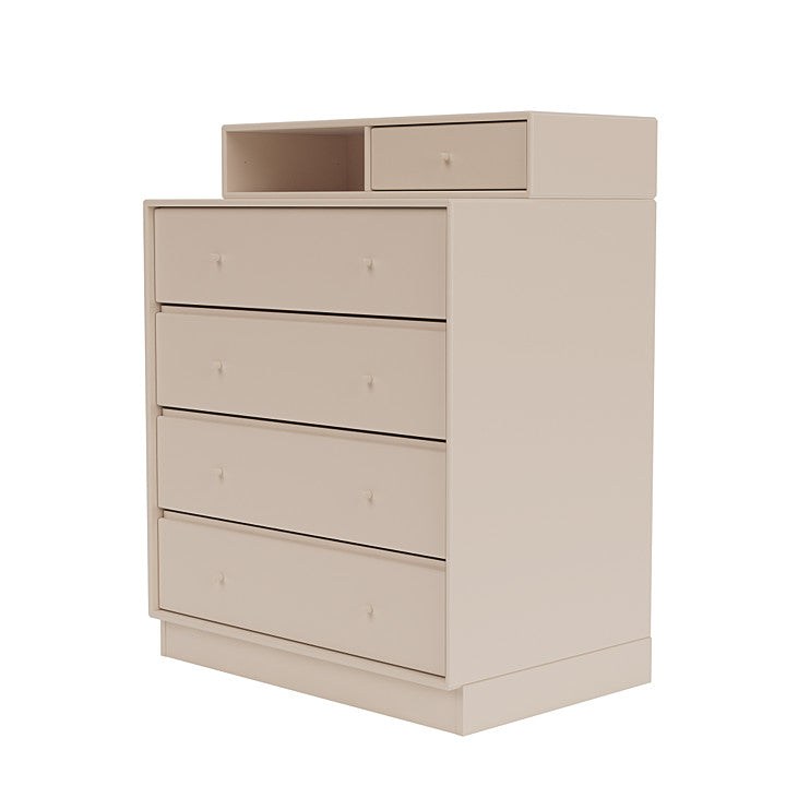 [product_category]-Montana Keep Chest Of Drawers With 7 Cm Plinth, Clay-Montana Furniture-5715288346522-0000KEEP-168-07-MON-1