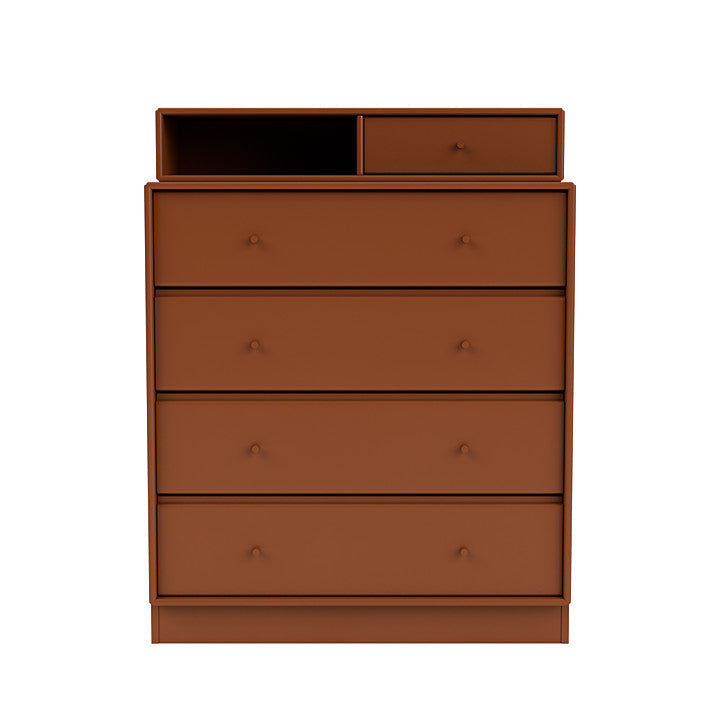 [product_category]-Montana Keep Chest Of Drawers With 7 Cm Plinth, Hazelnut Brown-Montana Furniture-5714322261616-0000KEEP-146-07-MON-2