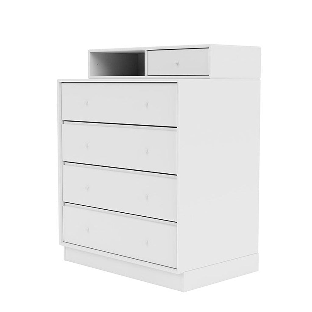 [product_category]-Montana Keep Chest Of Drawers With 7 Cm Plinth, Snow White-Montana Furniture-5714322263290-0000KEEP-38-07-MON-1