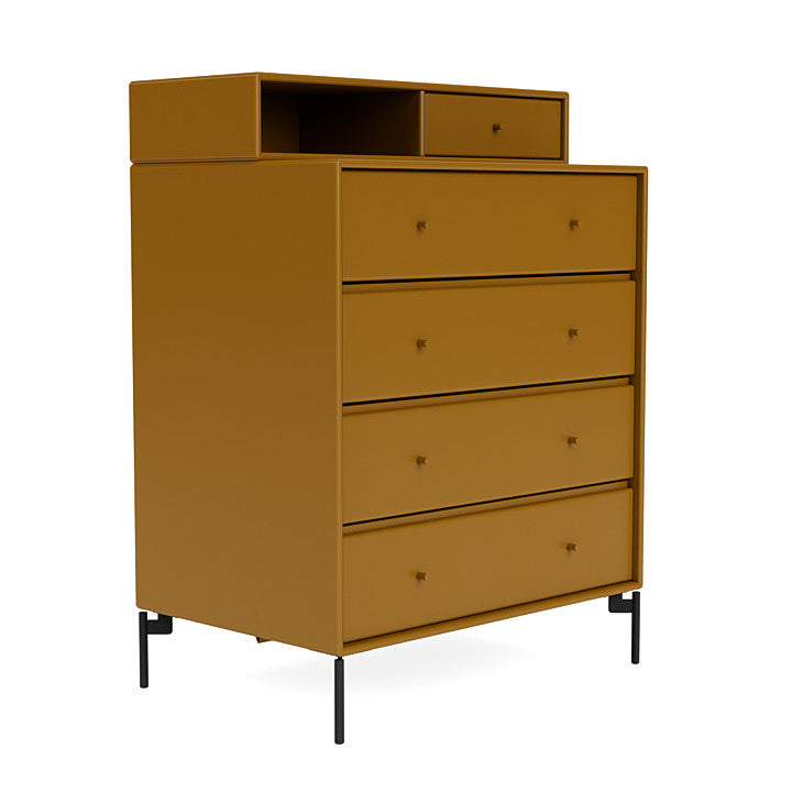 [product_category]-Montana Keep Chest Of Drawers With Legs, Amber/Black-Montana Furniture-5714322261258-0000KEEP-142-03-MON-3