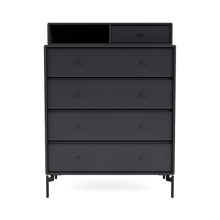 [product_category]-Montana Keep Chest Of Drawers With Legs, Anthracite/Black-Montana Furniture-5714322260299-0000KEEP-04-03-MON-2